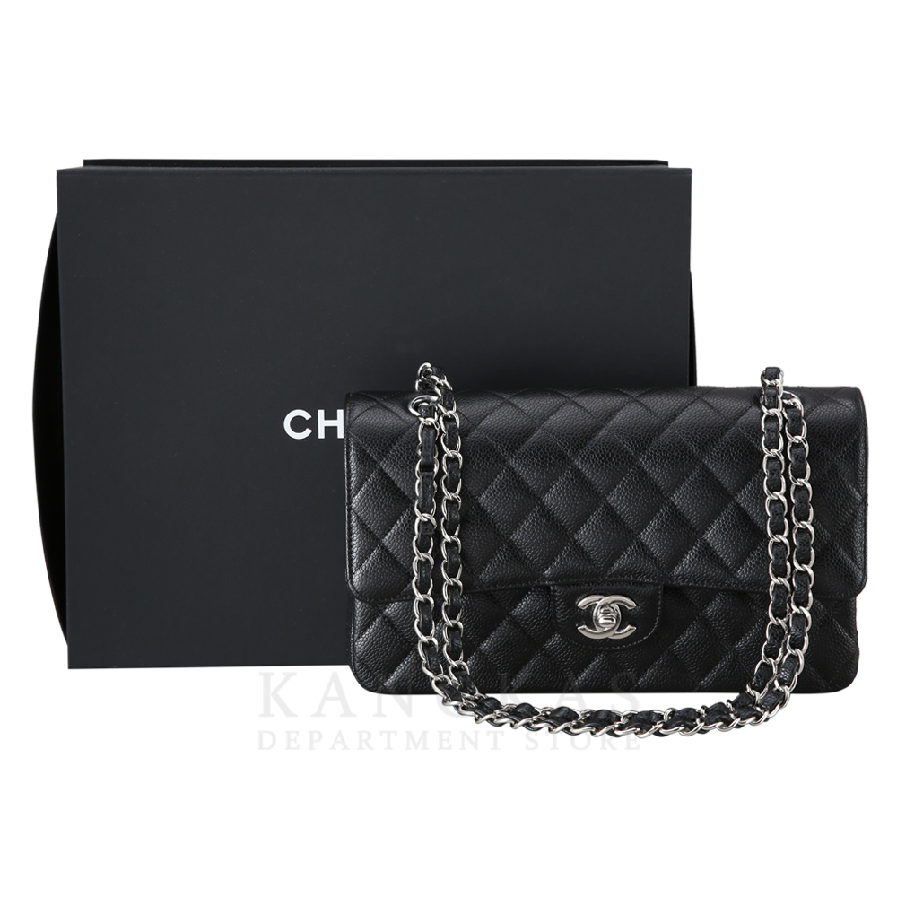 CHANEL(USED)샤넬 클래식 캐비어 미듐
