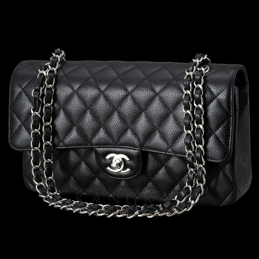 CHANEL(USED)샤넬 클래식 캐비어 미듐