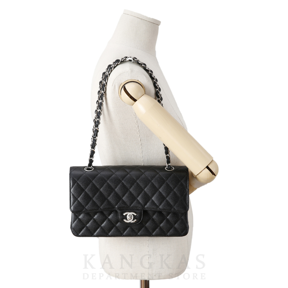 CHANEL(USED)샤넬 클래식 캐비어 미듐