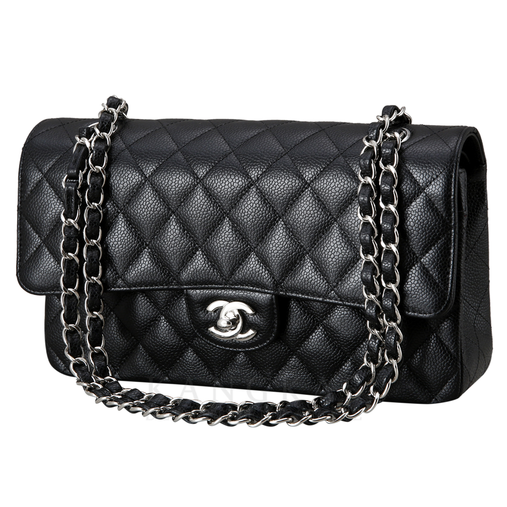 CHANEL(USED)샤넬 클래식 캐비어 미듐