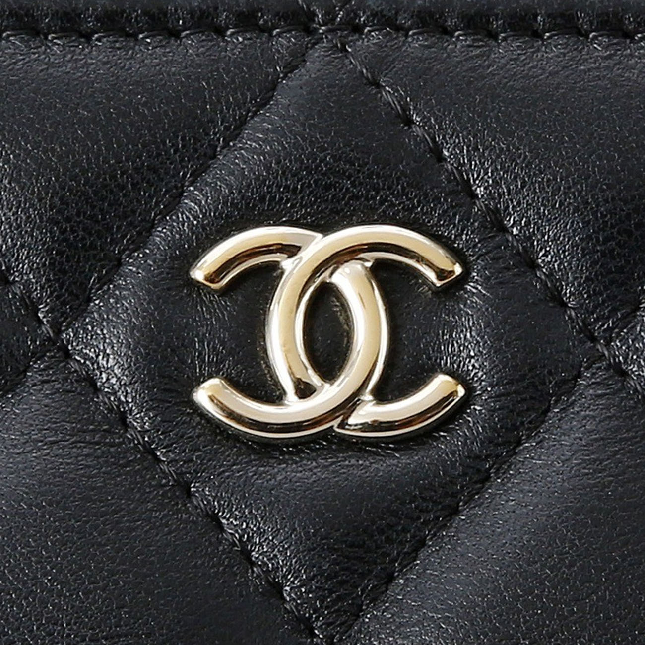 CHANEL(USED)샤넬 램스킨 클러치 라지