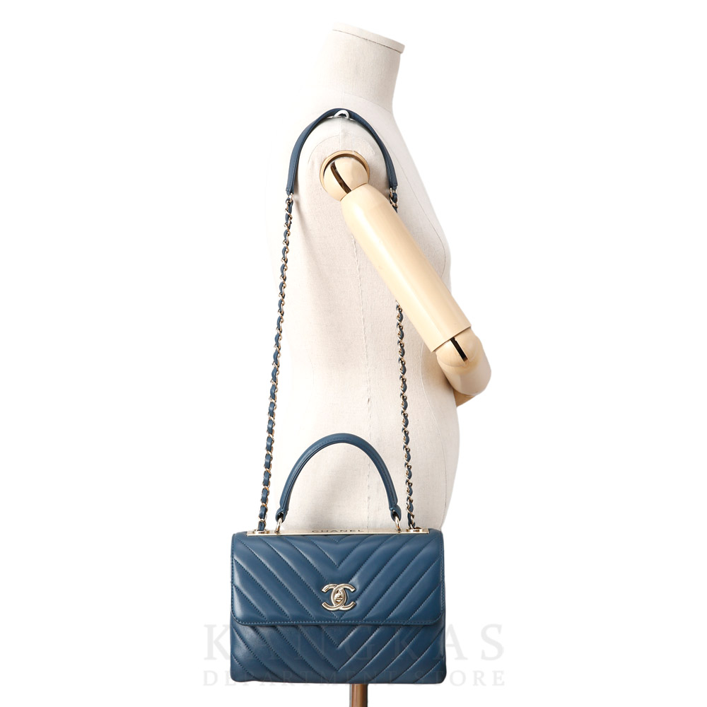 CHANEL(USED)샤넬 쉐브론 퀼팅 트렌디 CC