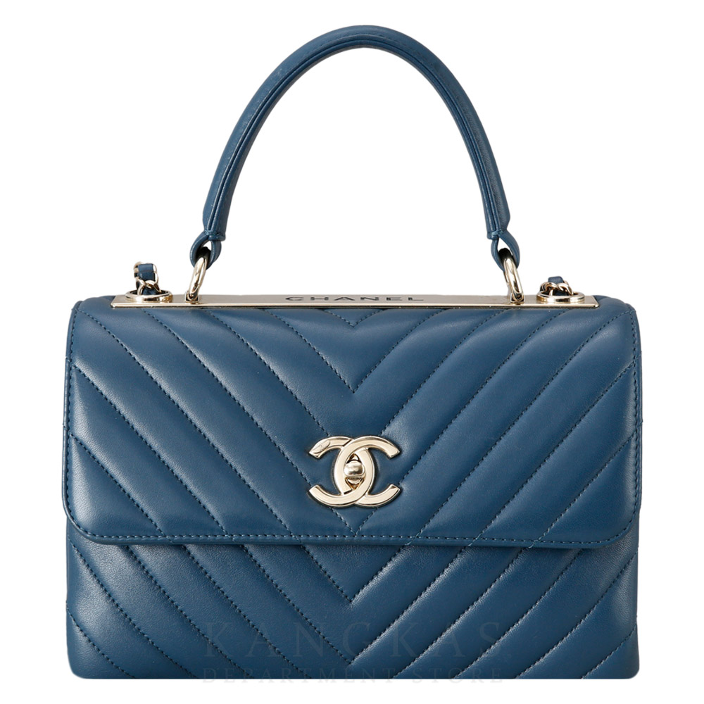 CHANEL(USED)샤넬 쉐브론 퀼팅 트렌디 CC