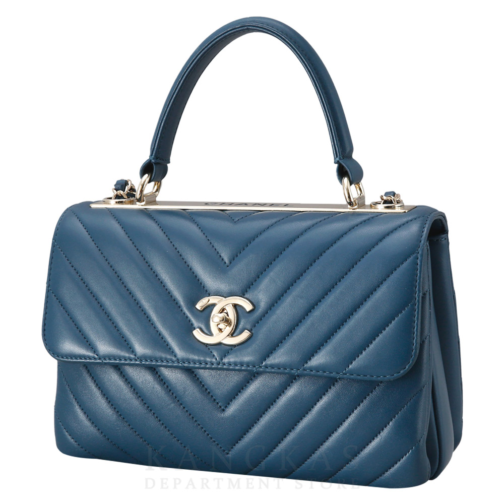 CHANEL(USED)샤넬 쉐브론 퀼팅 트렌디 CC