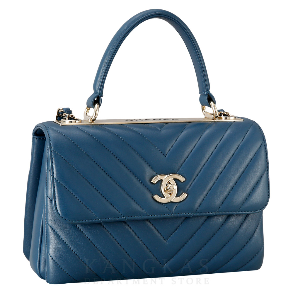 CHANEL(USED)샤넬 쉐브론 퀼팅 트렌디 CC