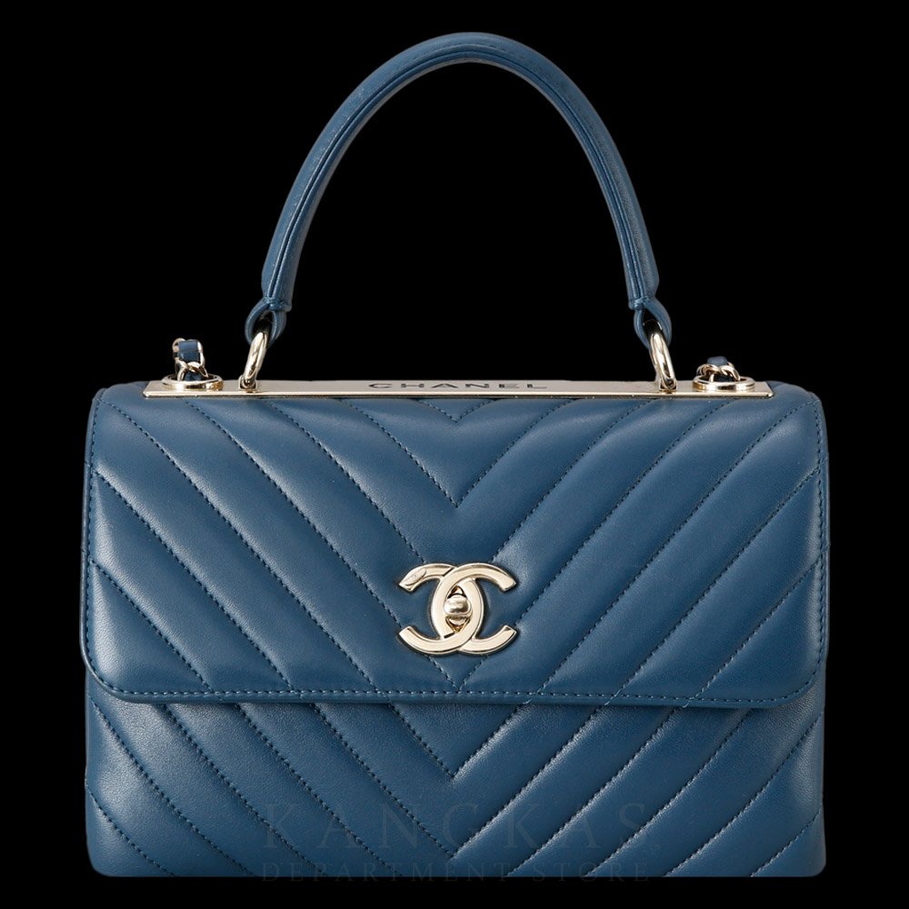 CHANEL(USED)샤넬 쉐브론 퀼팅 트렌디 CC