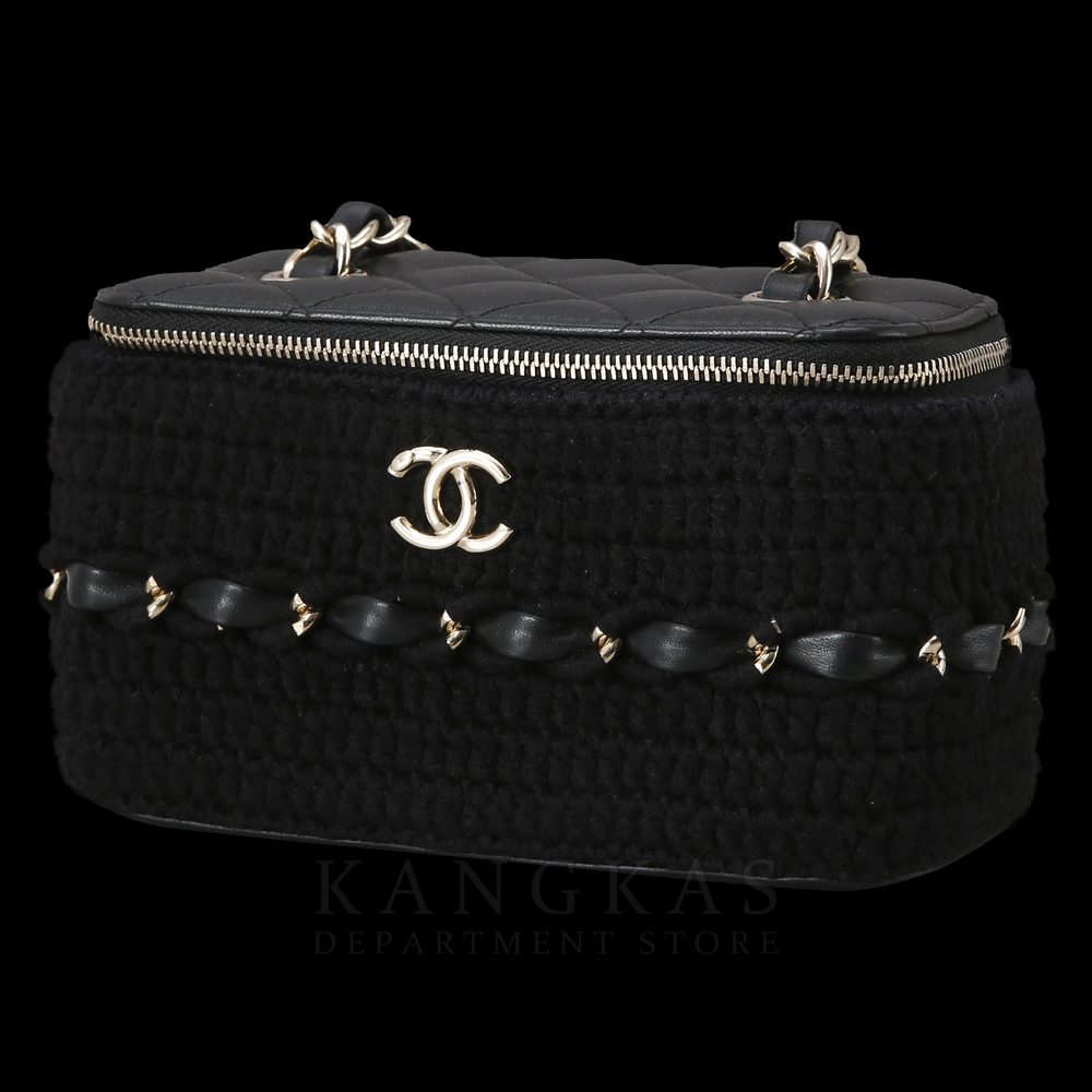CHANEL(USED)샤넬 시즌 트위드 베니티 체인 백