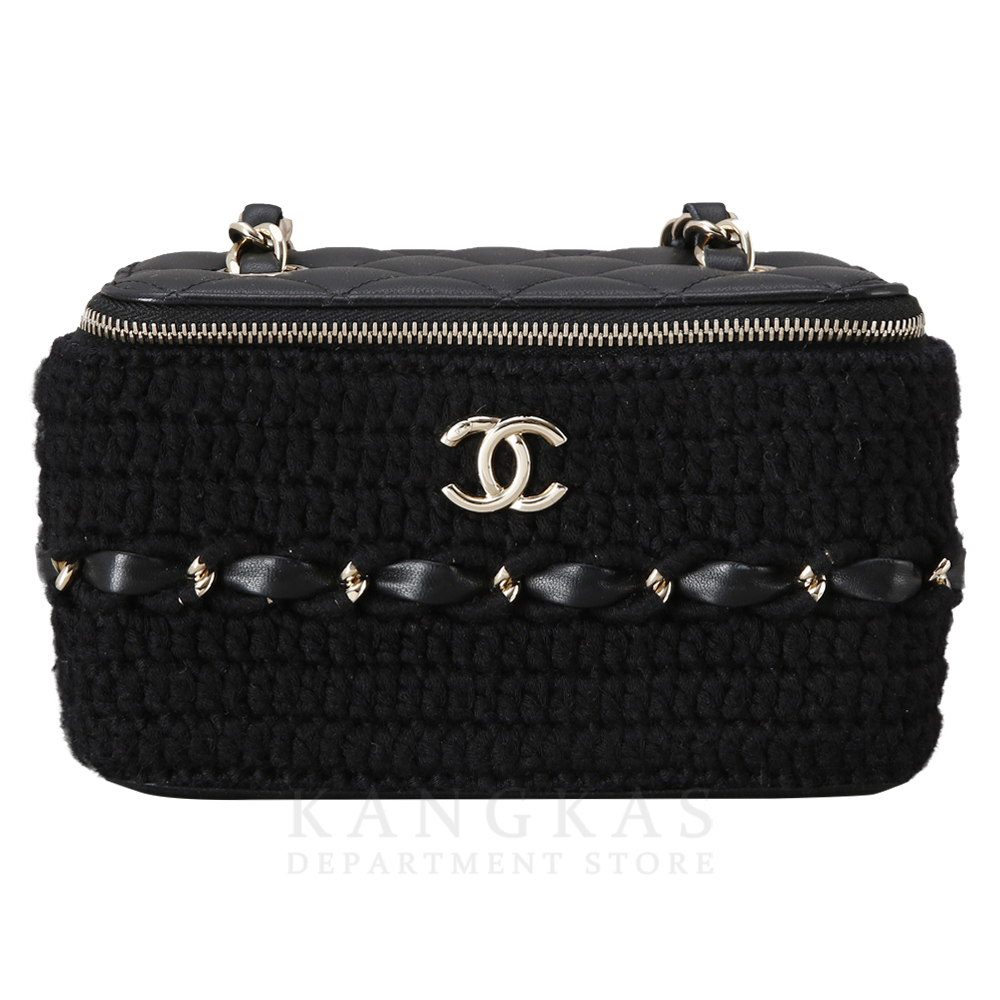 CHANEL(USED)샤넬 시즌 트위드 베니티 체인 백
