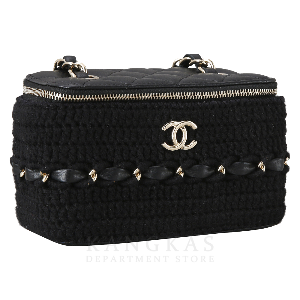 CHANEL(USED)샤넬 시즌 트위드 베니티 체인 백