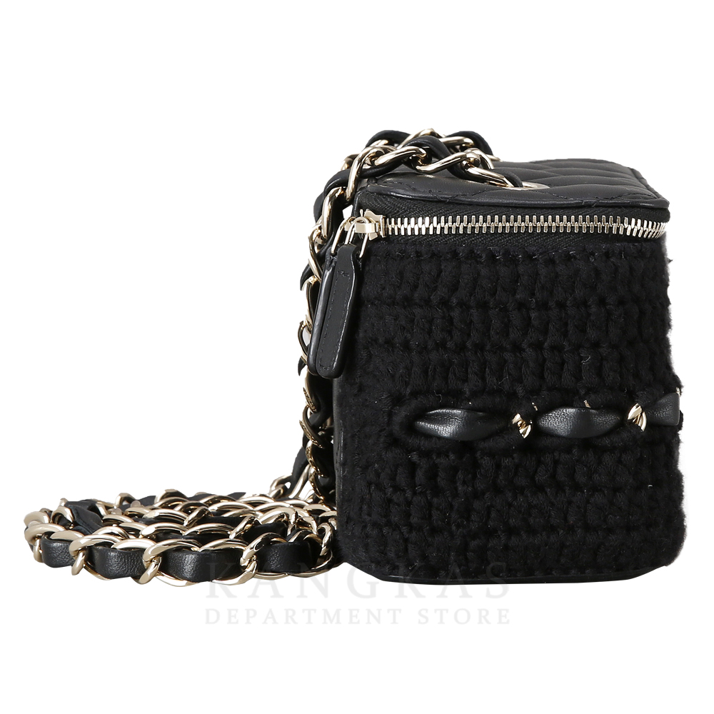 CHANEL(USED)샤넬 시즌 트위드 베니티 체인 백