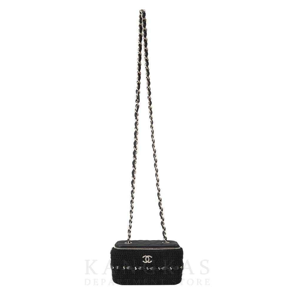 CHANEL(USED)샤넬 시즌 트위드 베니티 체인 백