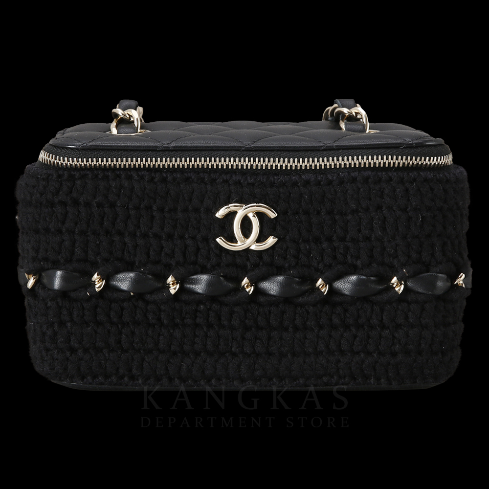 CHANEL(USED)샤넬 시즌 트위드 베니티 체인 백
