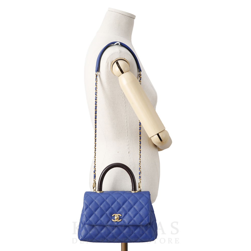 CHANEL(USED)샤넬 캐비어 코코핸들 스몰
