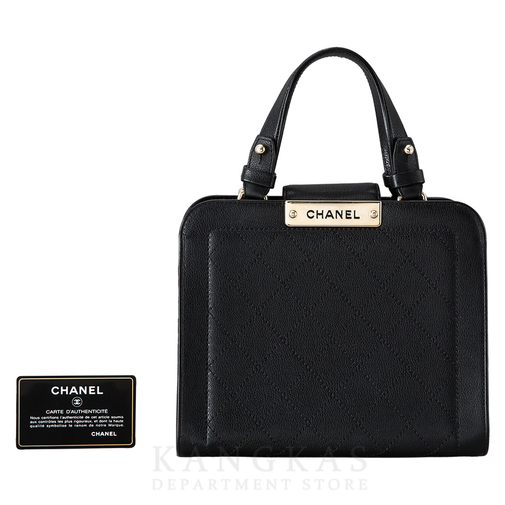 CHANEL(USED)샤넬 시즌 스티치 토트겸 체인 숄더백