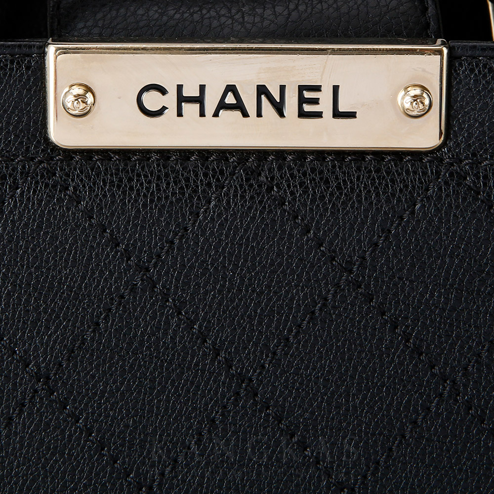 CHANEL(USED)샤넬 시즌 스티치 토트겸 체인 숄더백