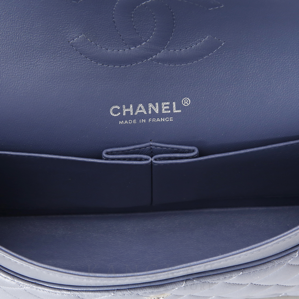 CHANEL(USED)샤넬 클래식 램스킨 미듐 그레이