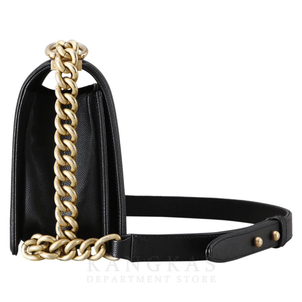 CHANEL(USED)샤넬 캐비어 보이샤넬 미듐