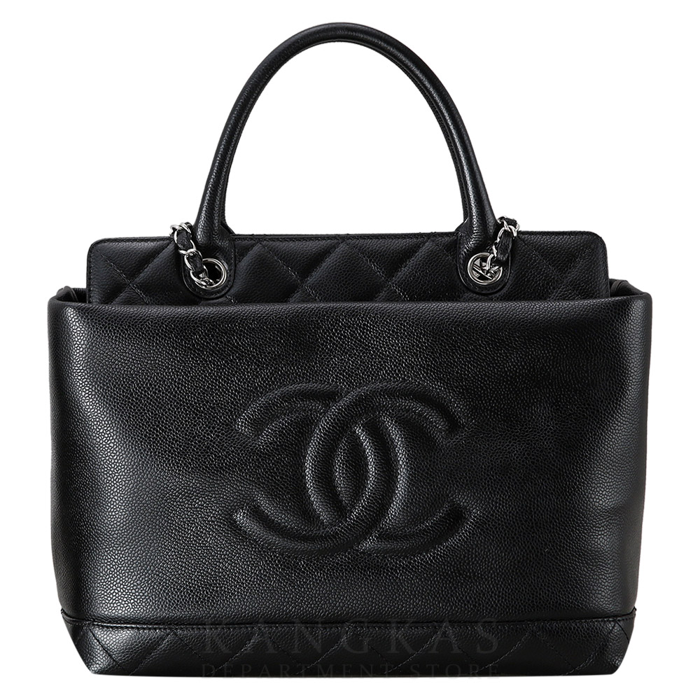 CHANEL(USED)샤넬 시즌 캐비어 토트겸 숄더백