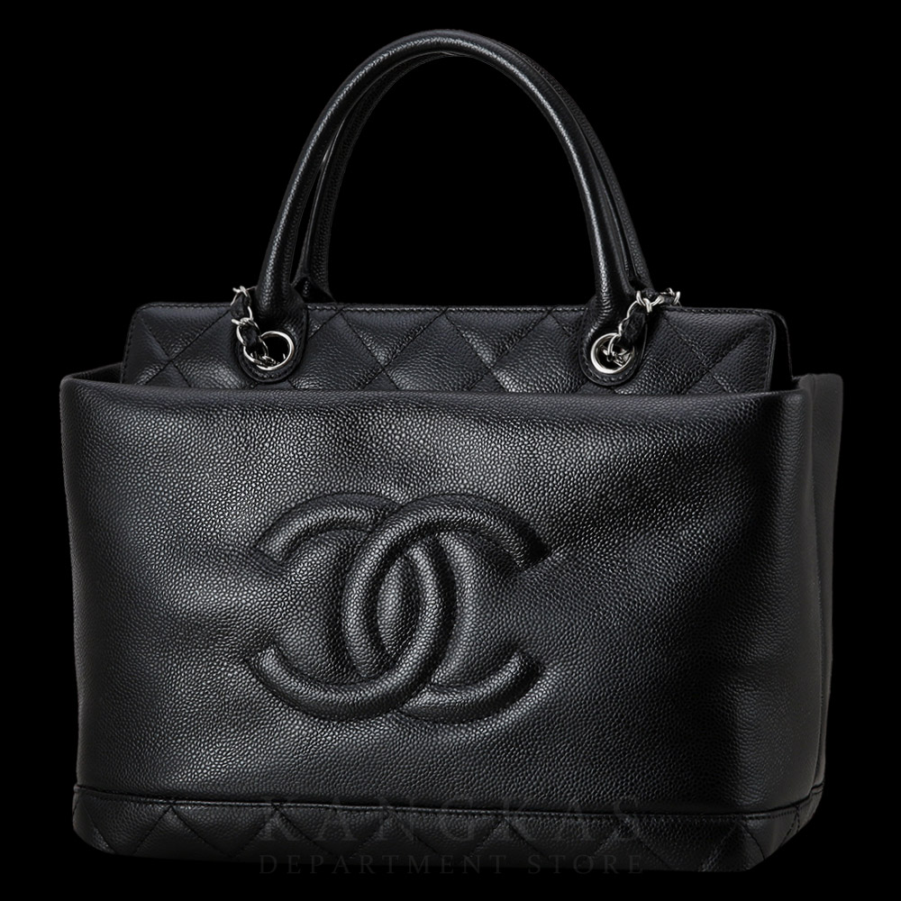 CHANEL(USED)샤넬 시즌 캐비어 토트겸 숄더백