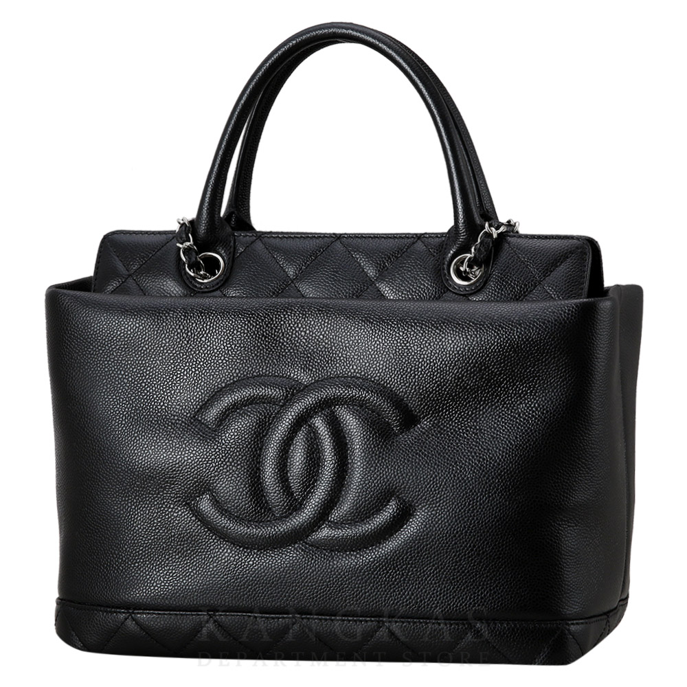 CHANEL(USED)샤넬 시즌 캐비어 토트겸 숄더백