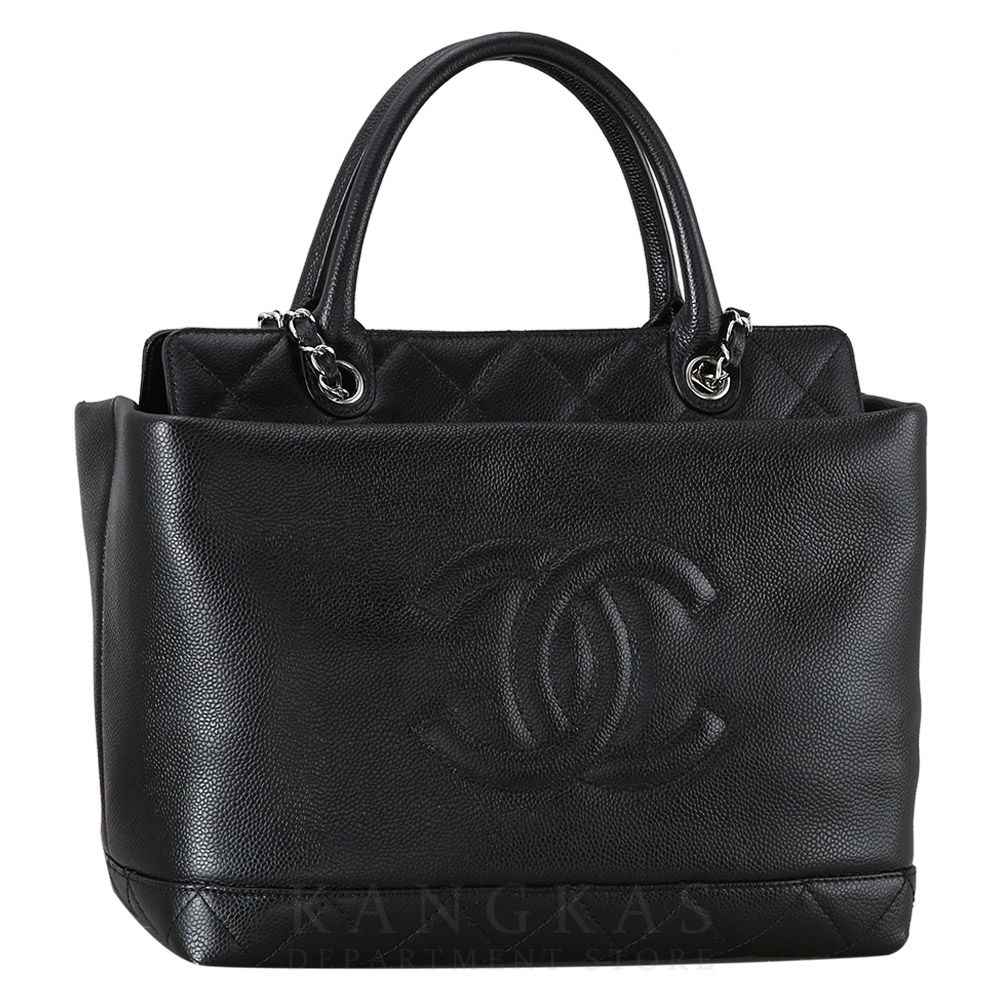 CHANEL(USED)샤넬 시즌 캐비어 토트겸 숄더백