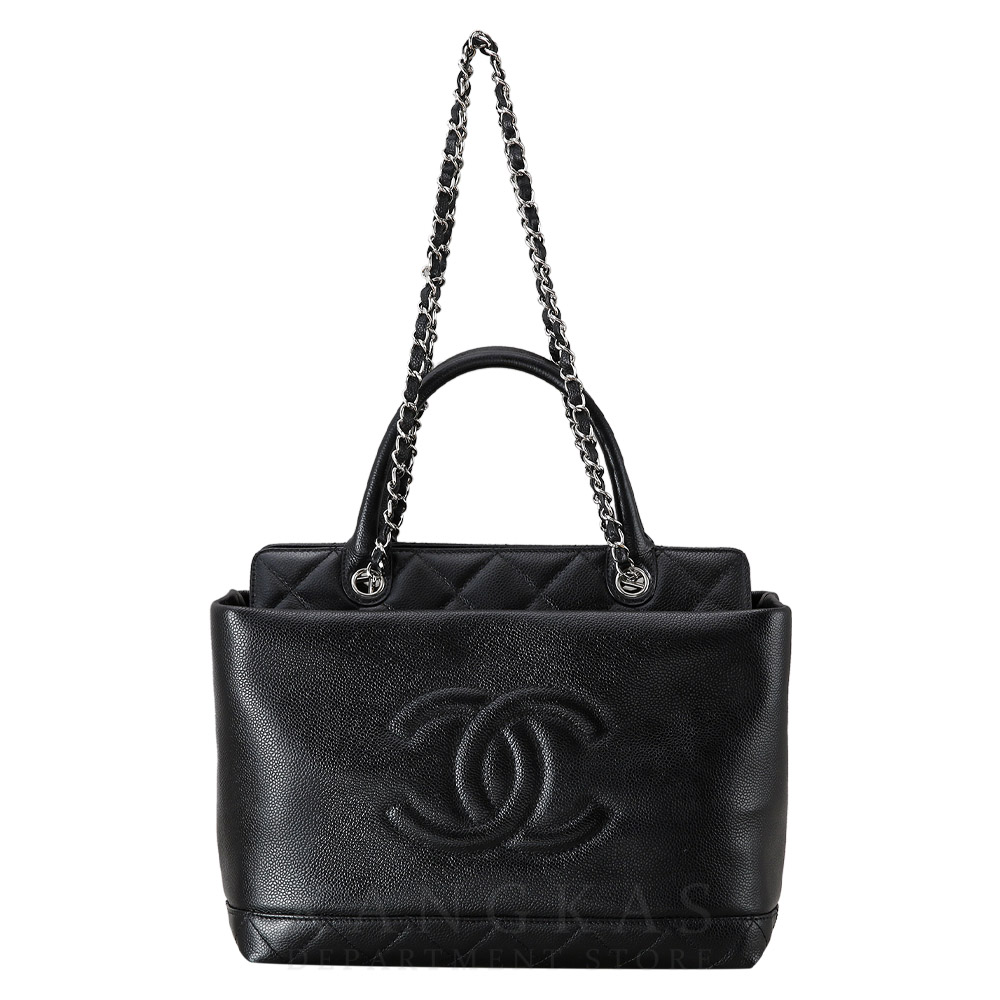 CHANEL(USED)샤넬 시즌 캐비어 토트겸 숄더백