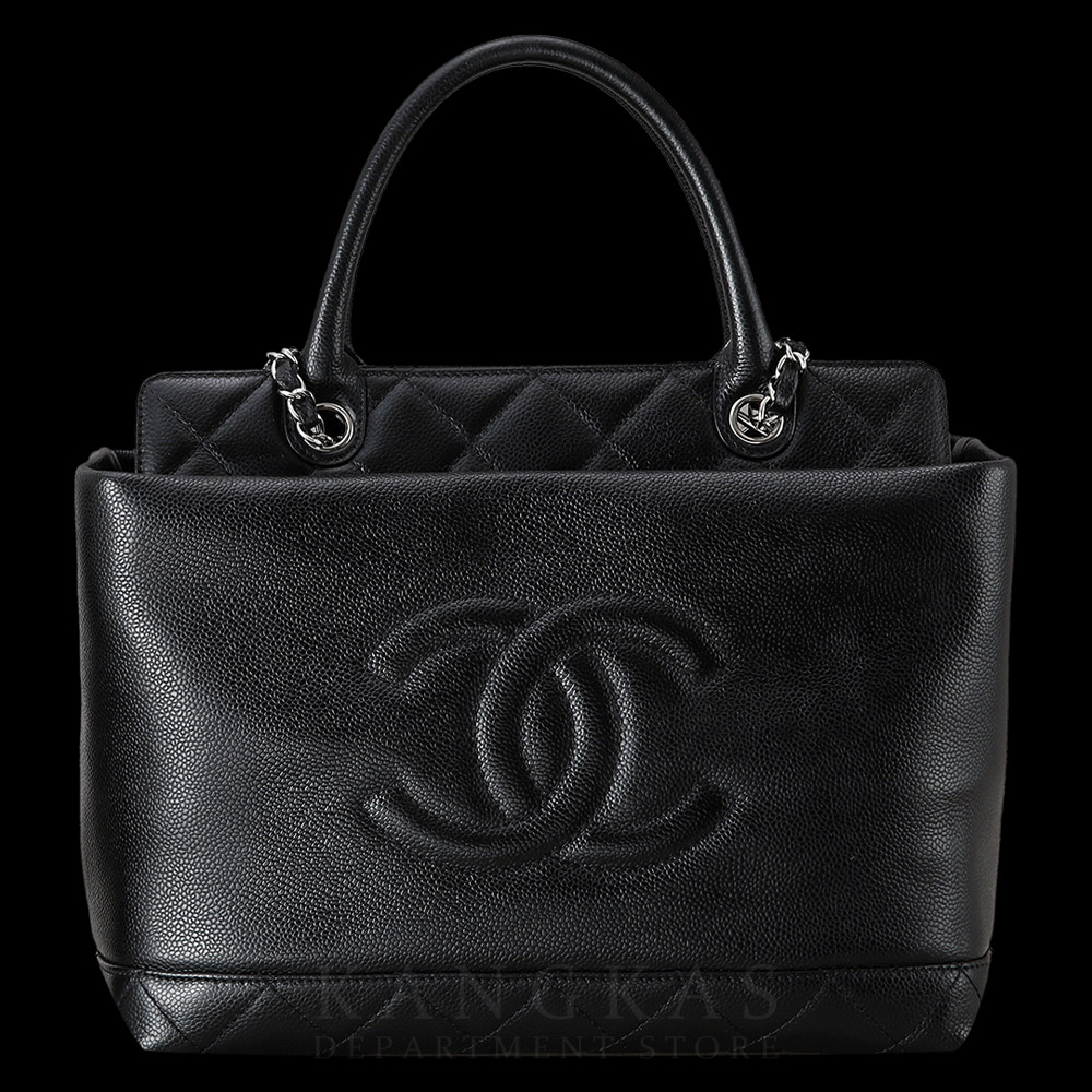 CHANEL(USED)샤넬 시즌 캐비어 토트겸 숄더백