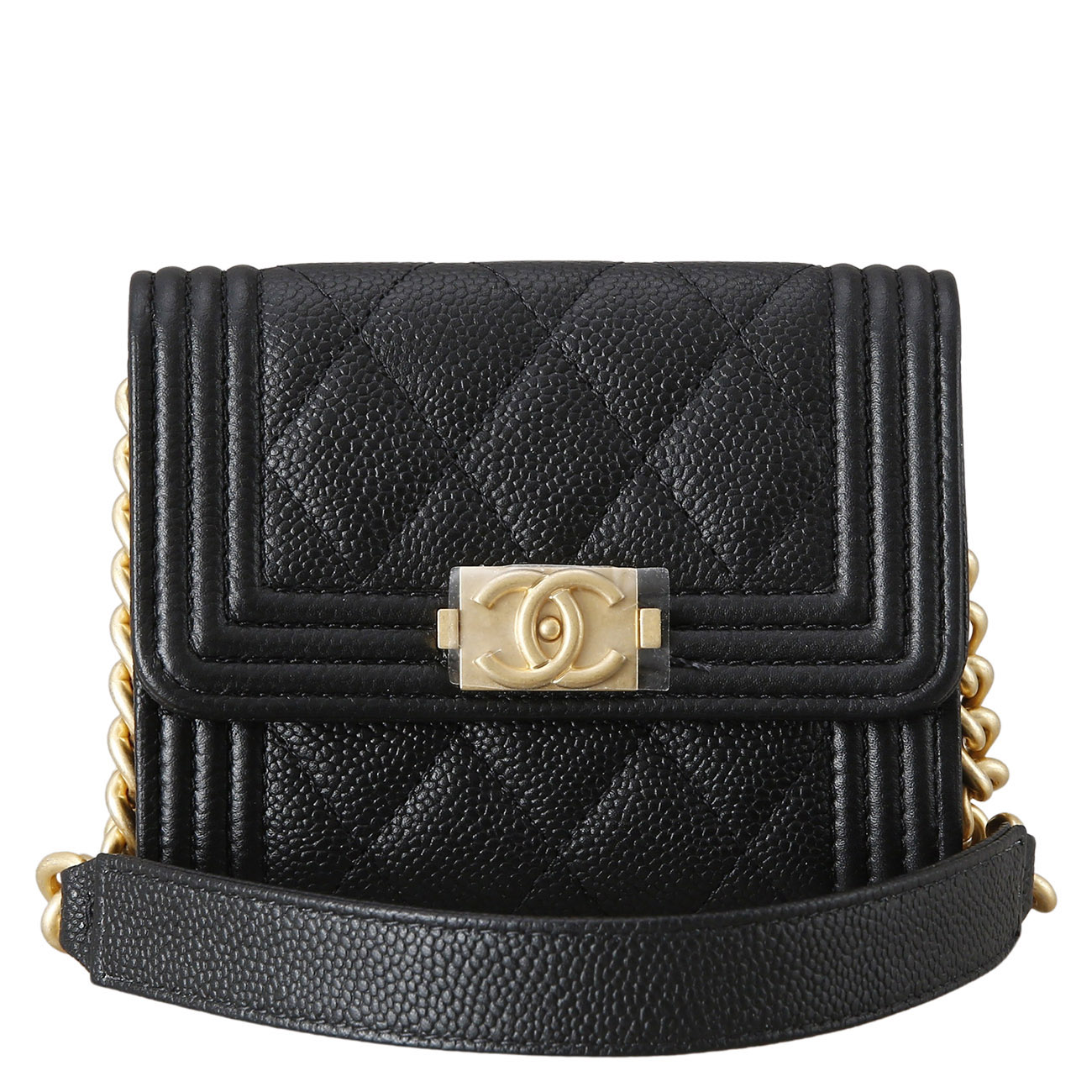 CHANEL(USED)샤넬 보이샤넬 체인 미니 월릿