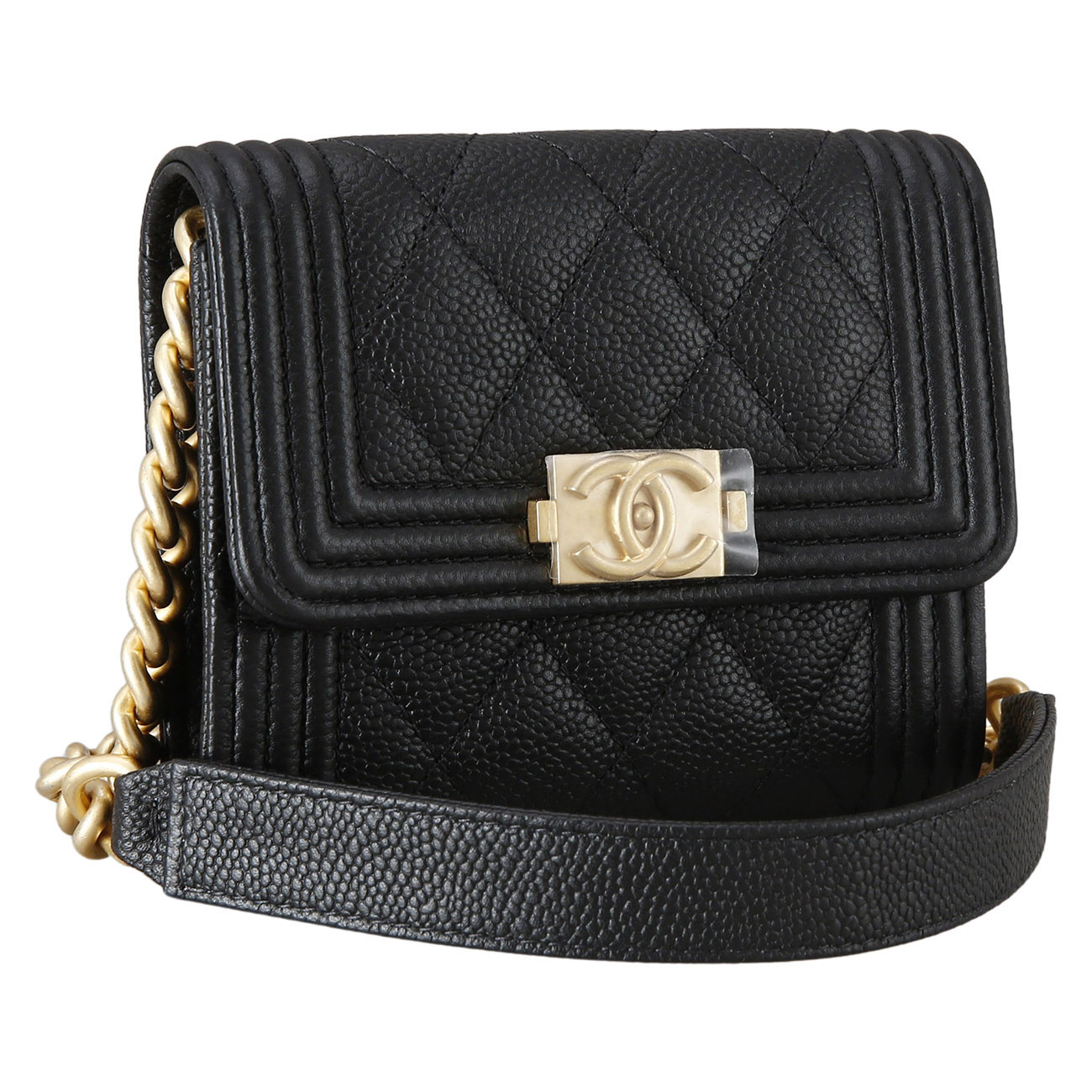 CHANEL(USED)샤넬 보이샤넬 체인 미니 월릿