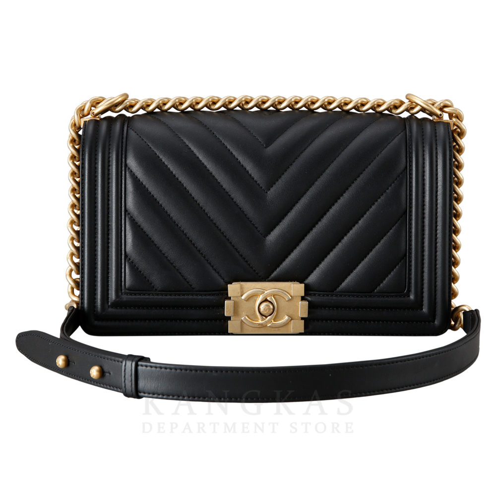 CHANEL(USED)샤넬 보이샤넬 쉐브론 미듐 @@@