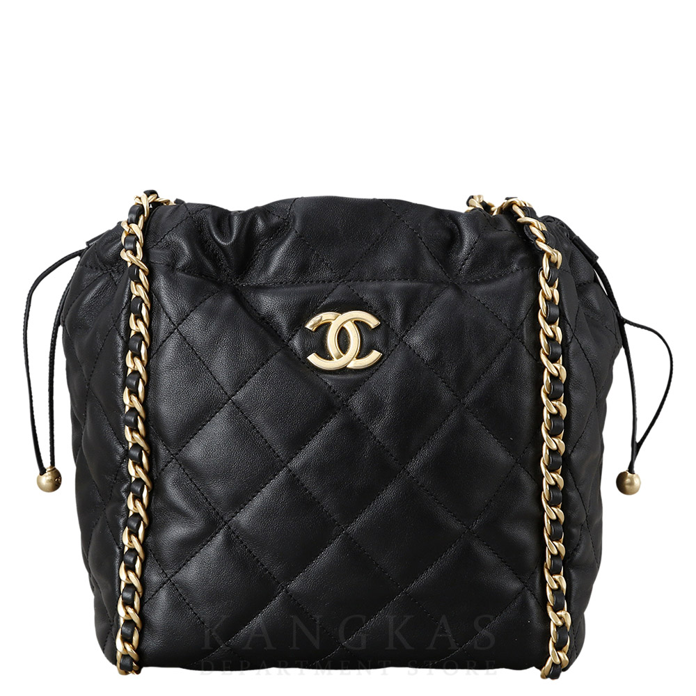 CHANEL(USED)샤넬 AS3125 시즌 드로스트링 체인 버킷백