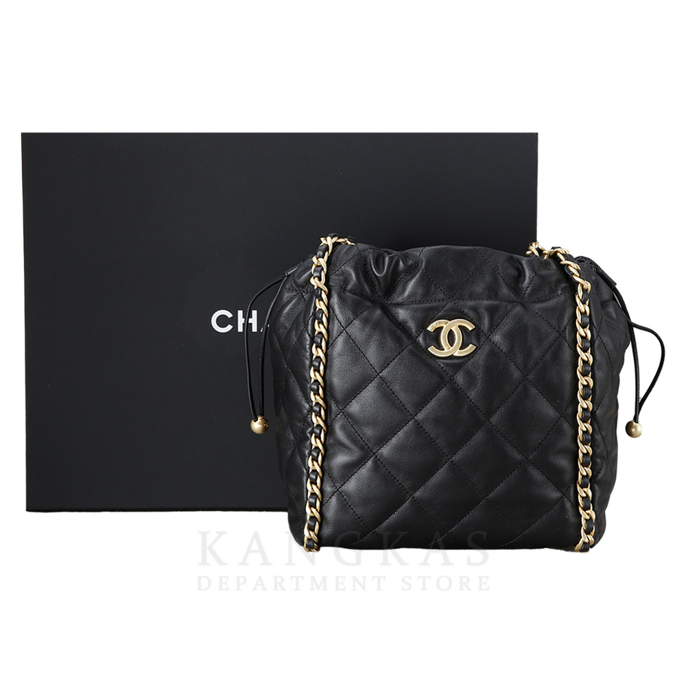 CHANEL(USED)샤넬 AS3125 시즌 드로스트링 체인 버킷백