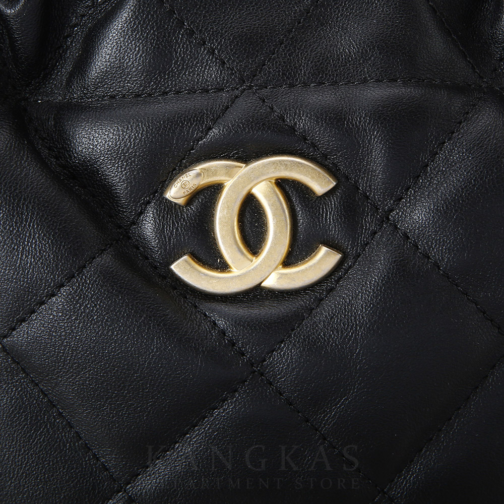 CHANEL(USED)샤넬 AS3125 시즌 드로스트링 체인 버킷백