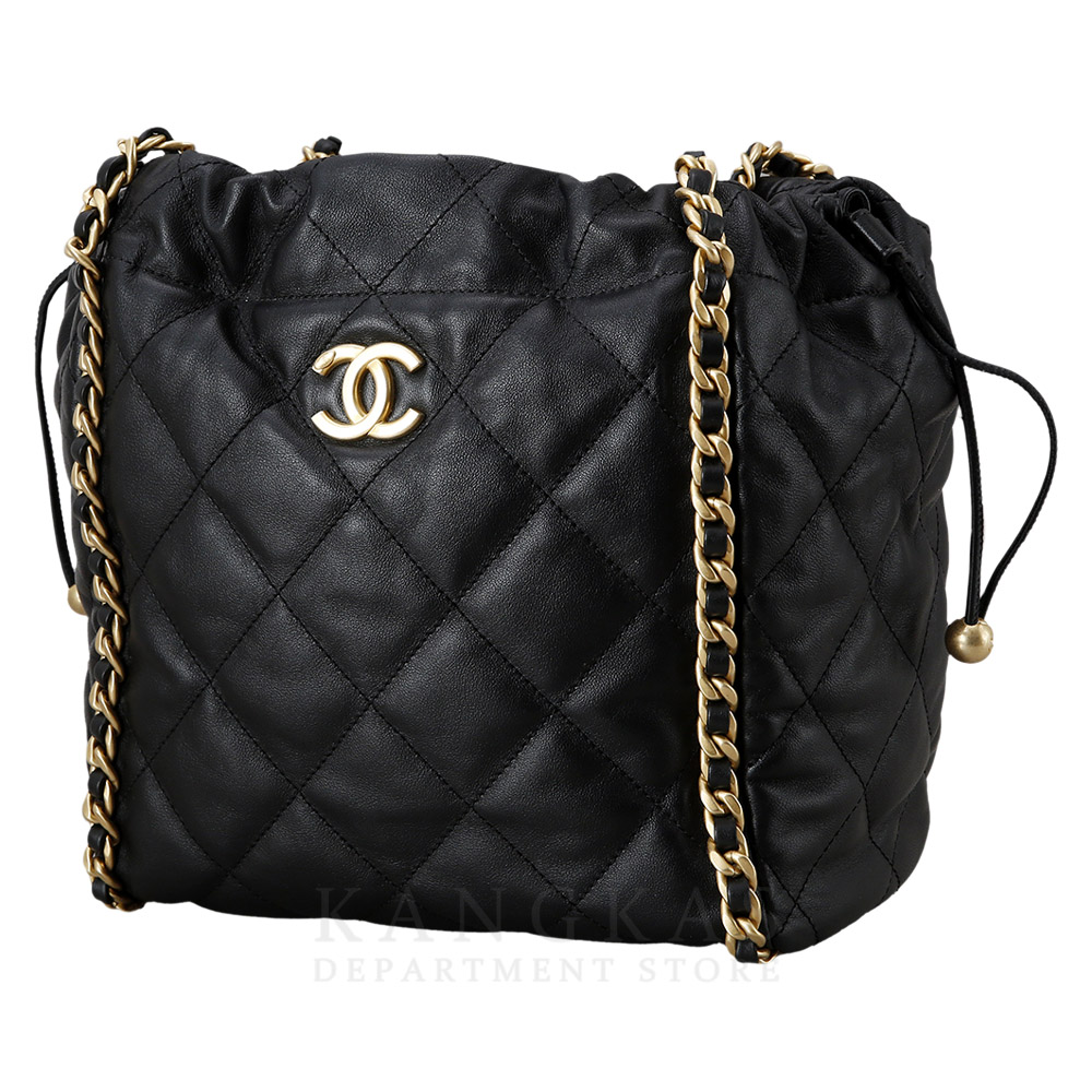 CHANEL(USED)샤넬 AS3125 시즌 드로스트링 체인 버킷백