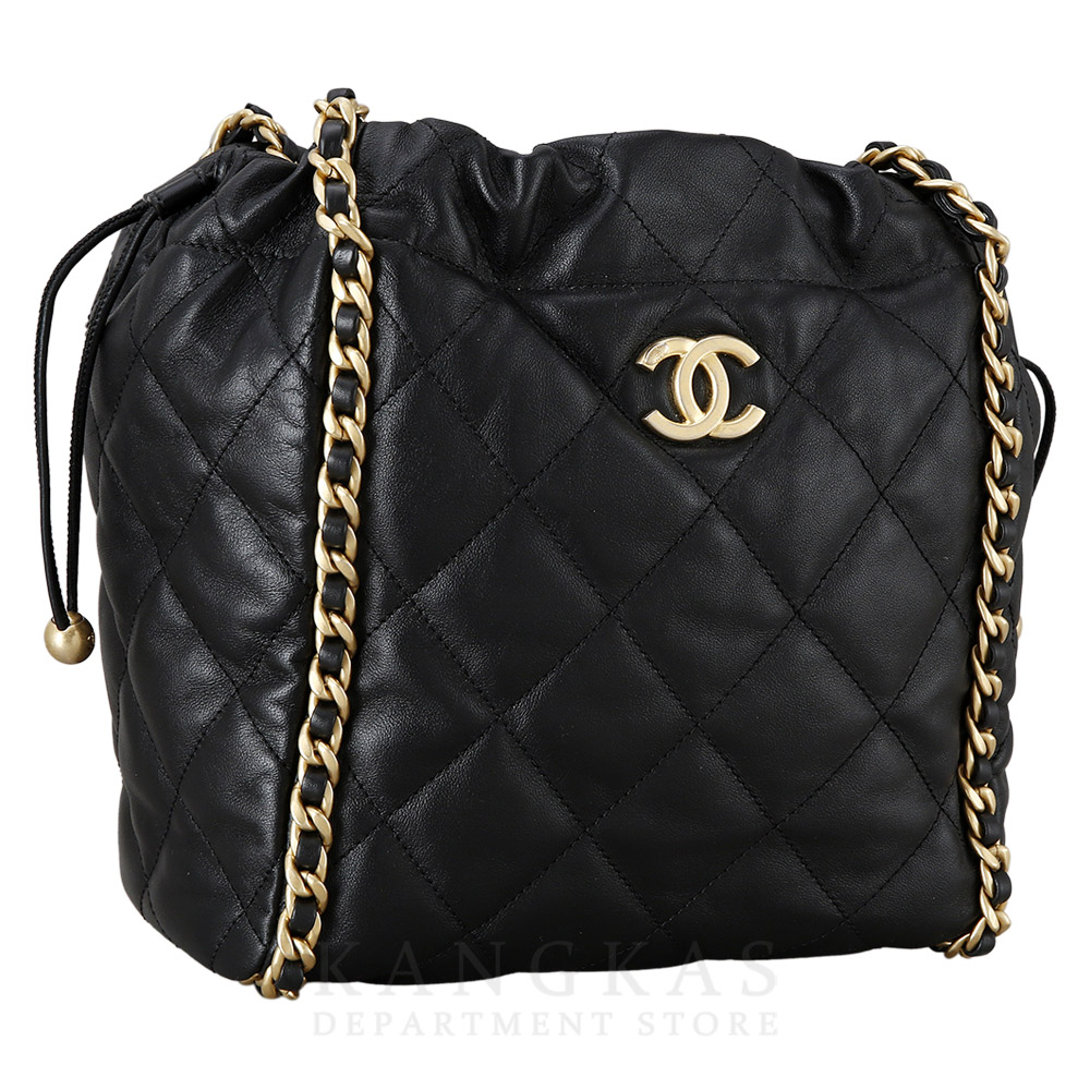 CHANEL(USED)샤넬 AS3125 시즌 드로스트링 체인 버킷백