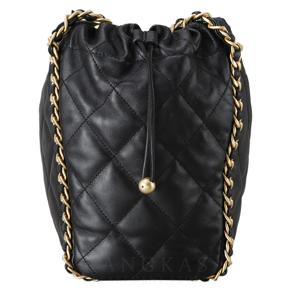 CHANEL(USED)샤넬 AS3125 시즌 드로스트링 체인 버킷백