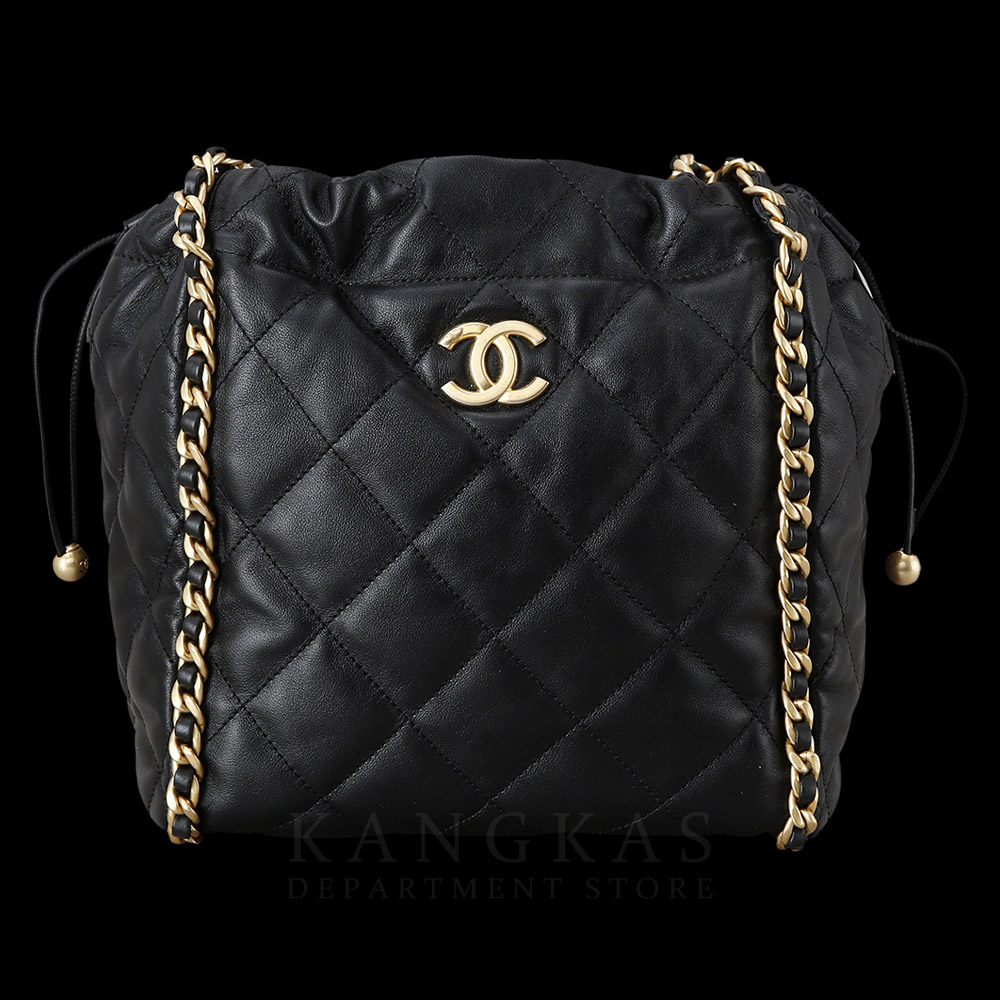 CHANEL(USED)샤넬 AS3125 시즌 드로스트링 체인 버킷백