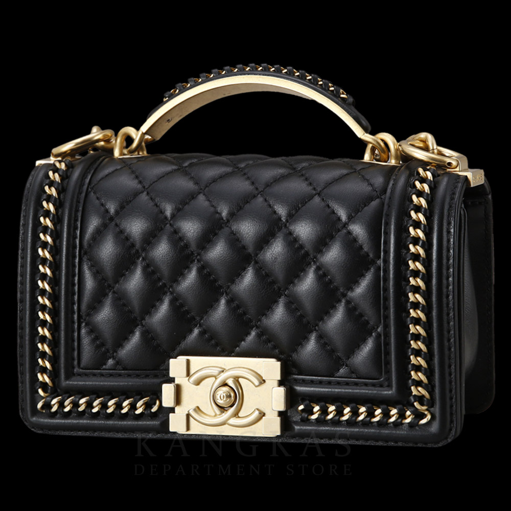 CHANEL(USED)샤넬 시즌 보이샤넬 탑핸들 스몰