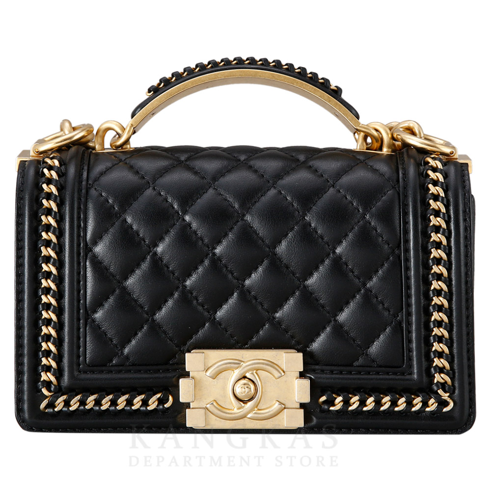 CHANEL(USED)샤넬 시즌 보이샤넬 탑핸들 스몰