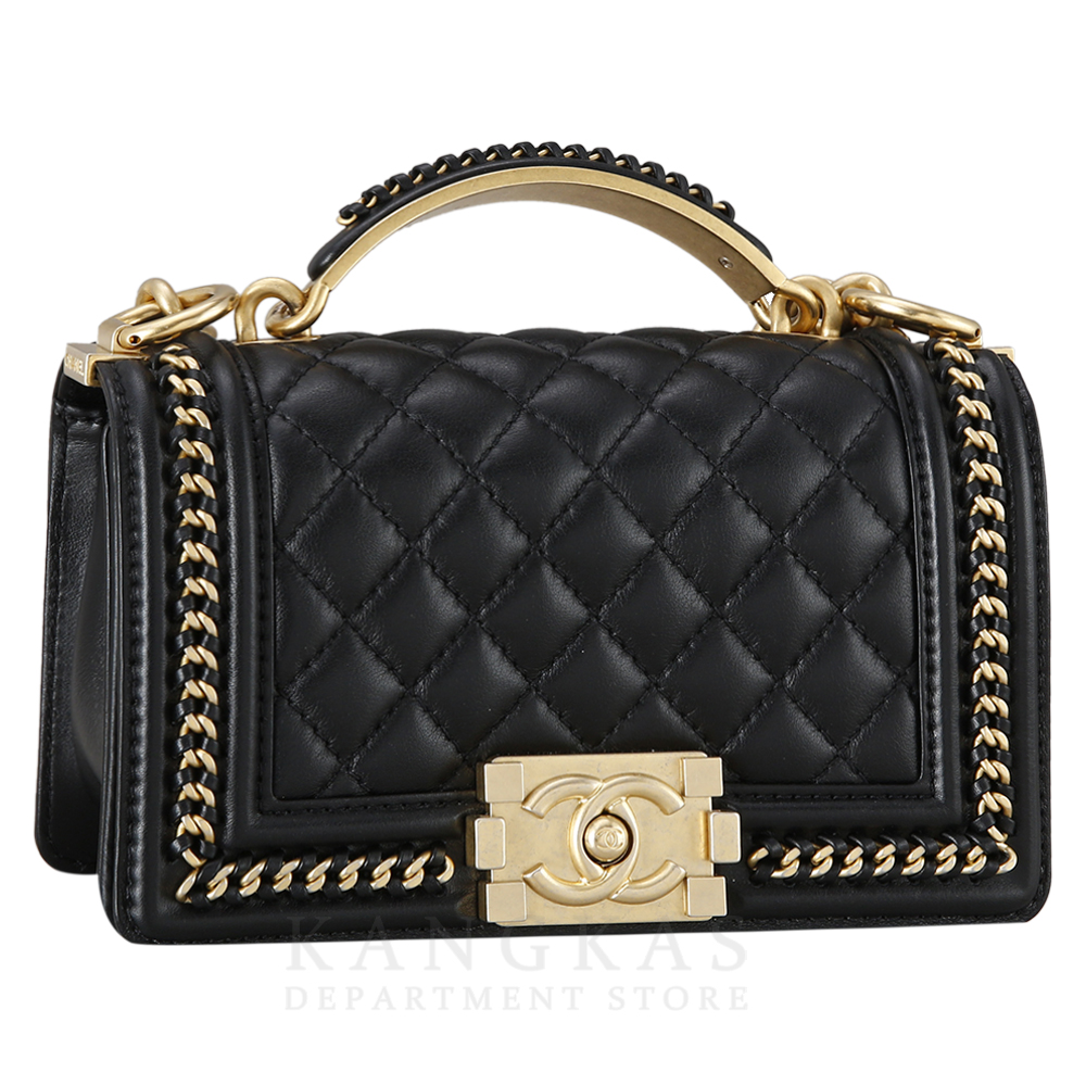 CHANEL(USED)샤넬 시즌 보이샤넬 탑핸들 스몰