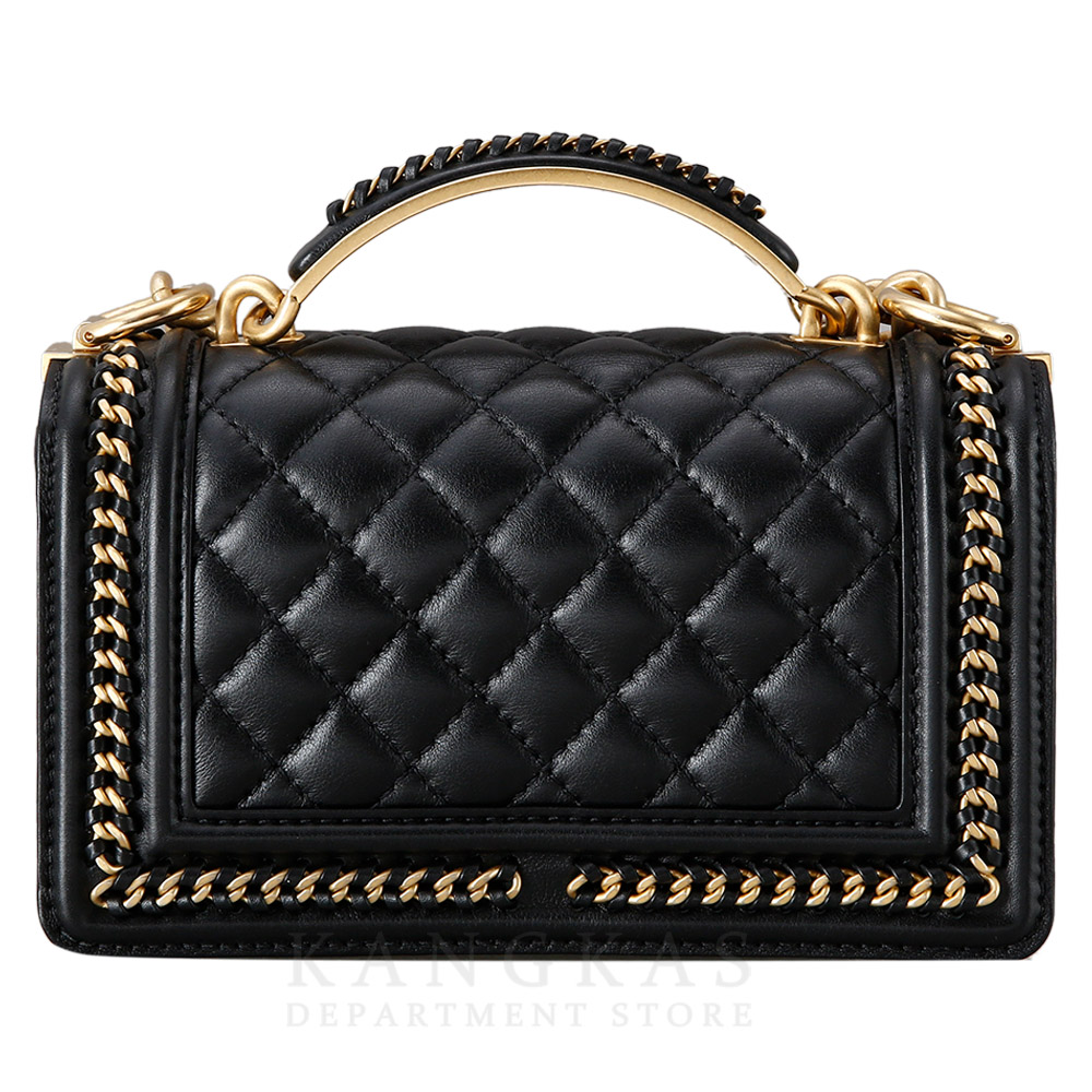 CHANEL(USED)샤넬 시즌 보이샤넬 탑핸들 스몰