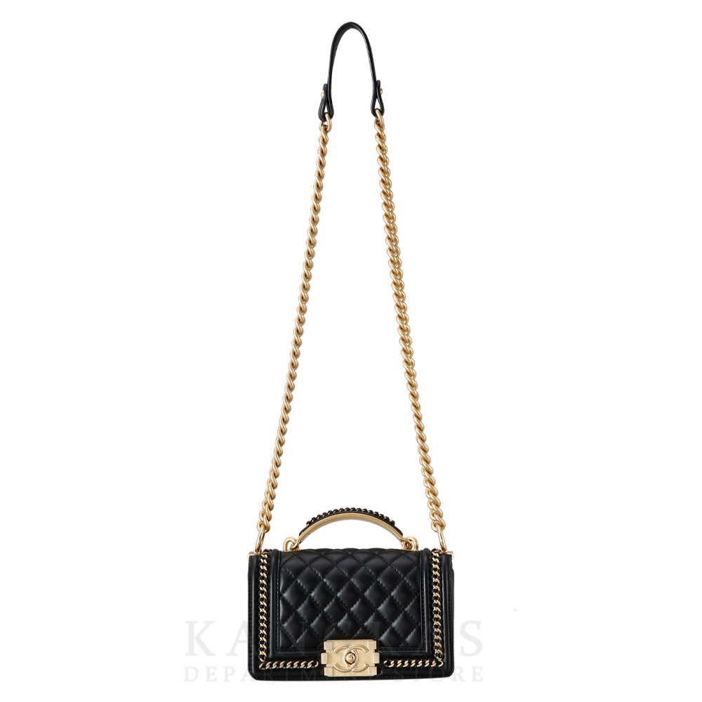 CHANEL(USED)샤넬 시즌 보이샤넬 탑핸들 스몰