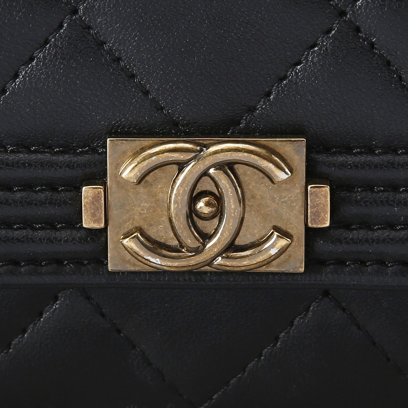 CHANEL(USED)샤넬 램스킨 보이샤넬 WOC