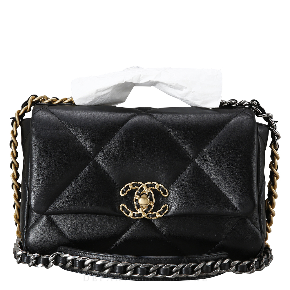 CHANEL(USED)샤넬 19백 미디움 블랙