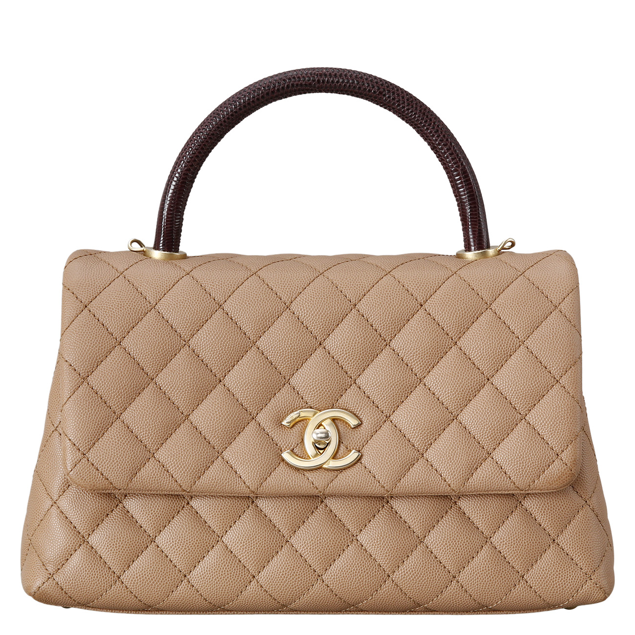 CHANEL(USED)샤넬 캐비어 코코핸들 미듐