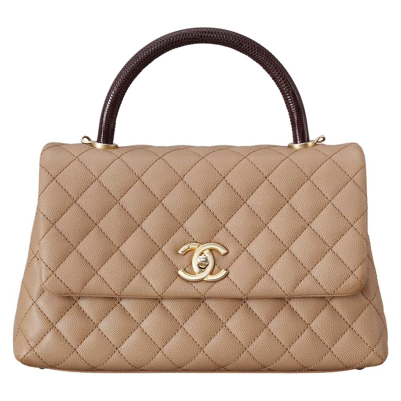 CHANEL(USED)샤넬 캐비어 코코핸들 미듐