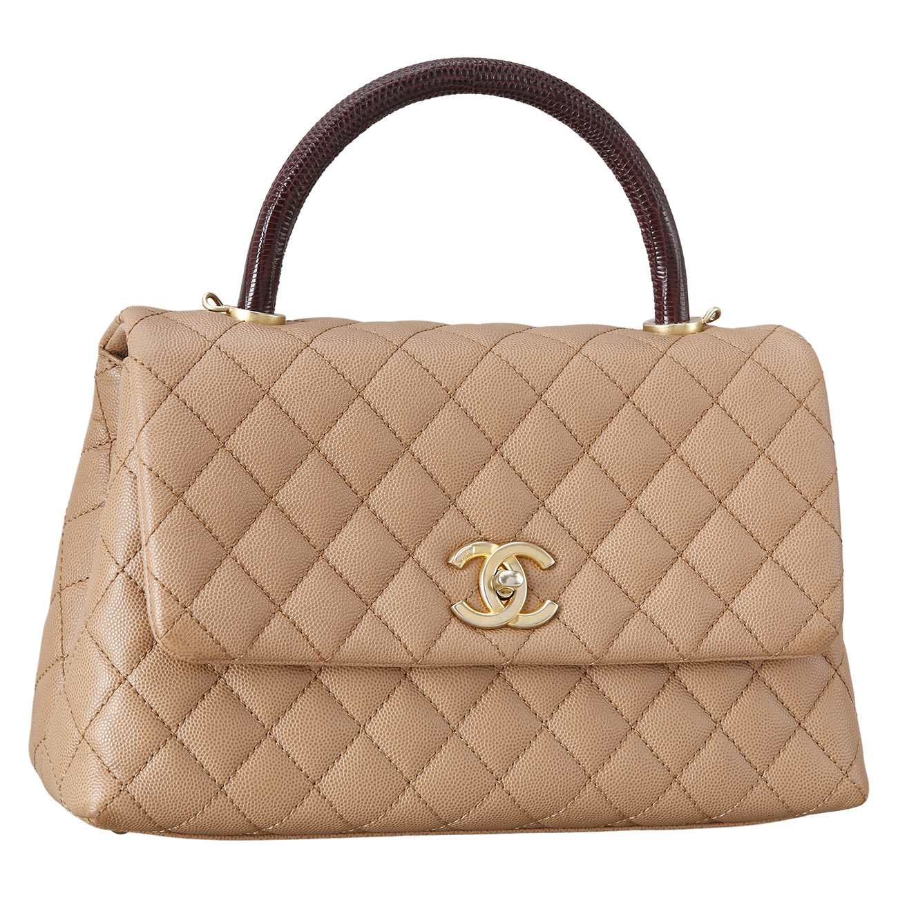 CHANEL(USED)샤넬 캐비어 코코핸들 미듐