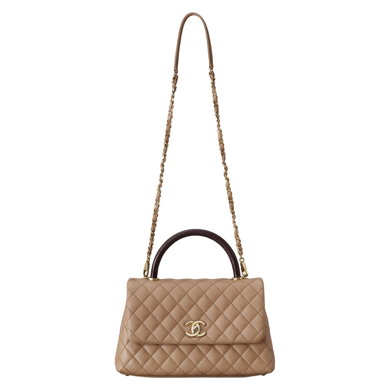 CHANEL(USED)샤넬 캐비어 코코핸들 미듐