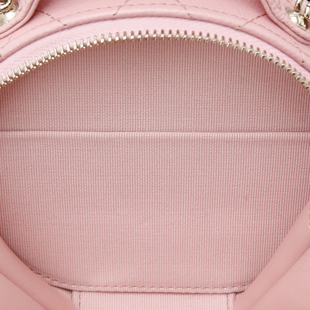 CHANEL(USED)샤넬 캐비어 라운드 투웨이 체인 백