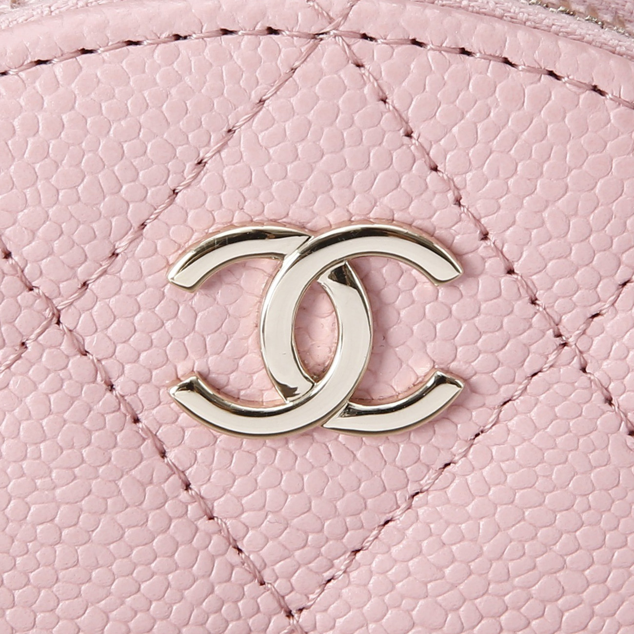 CHANEL(USED)샤넬 캐비어 라운드 투웨이 체인 백